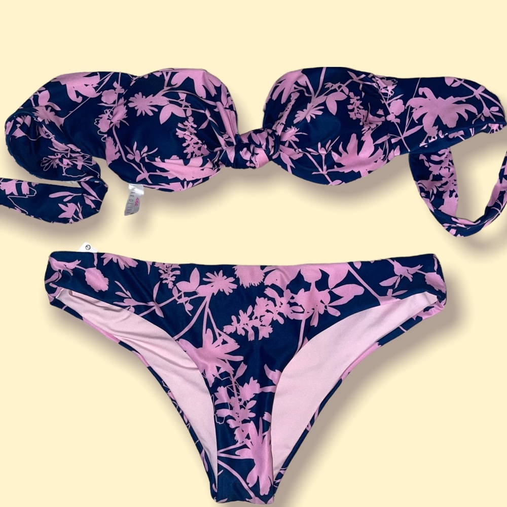 Mar de Lua Granada Two Piece Medium (Removable shoulder straps)